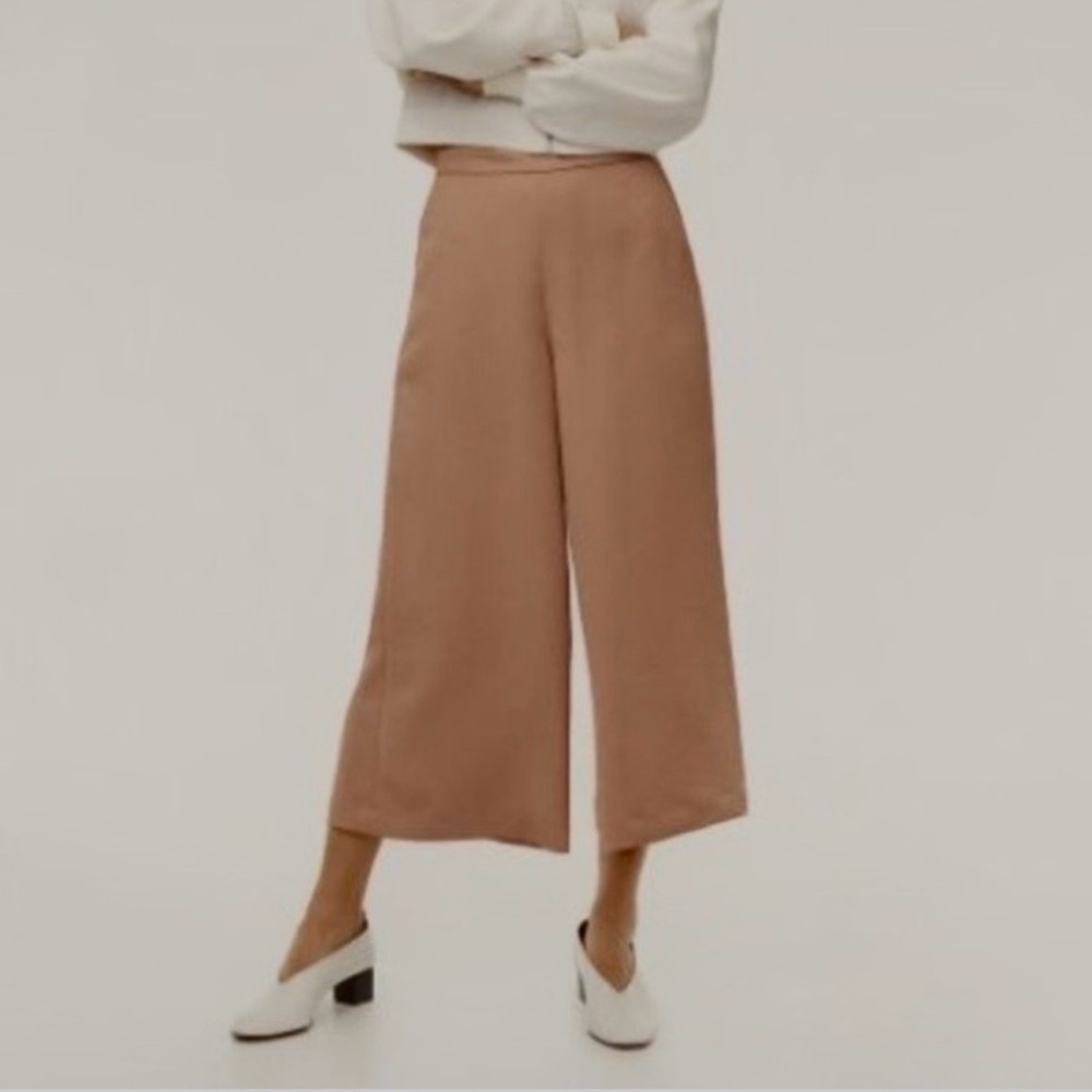 Aritzia Wilfred Sz 0 Lalemant Culottes Tan